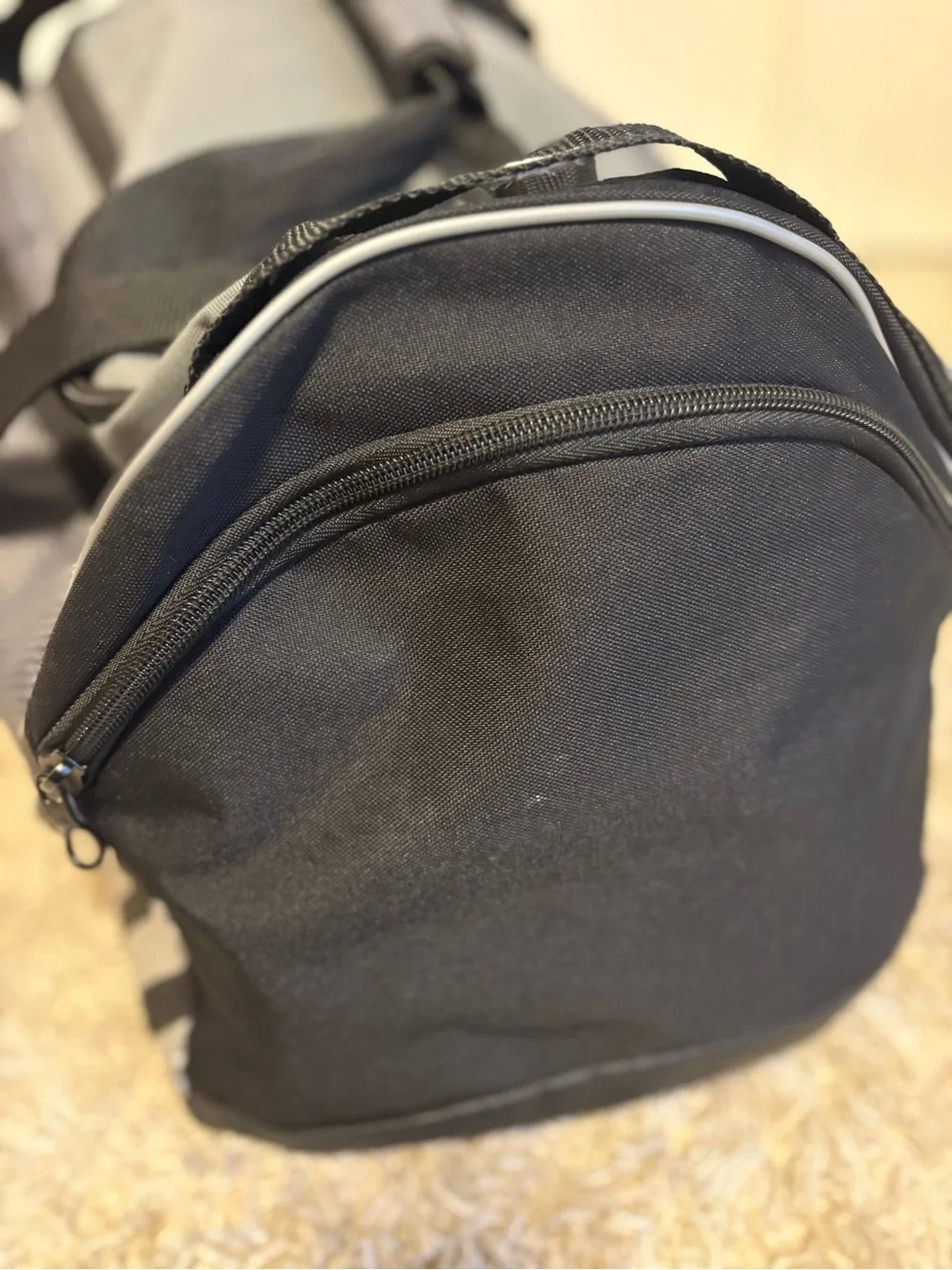 adidas team speed Gray Duffel Bag